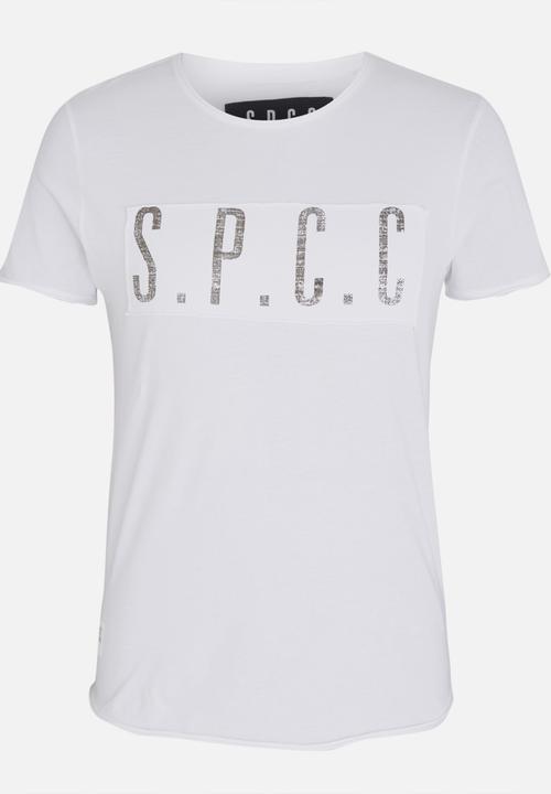 S.P.C.C - Stitched SPCC Panel Tee White