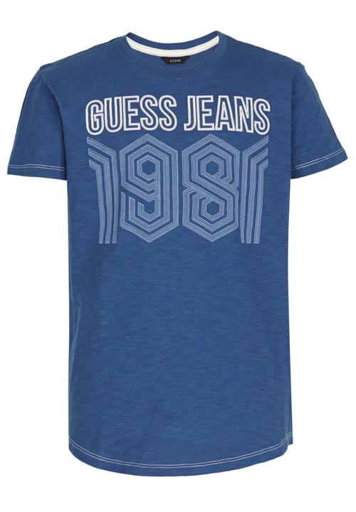 GUESS - 81 Distress Tee Blue