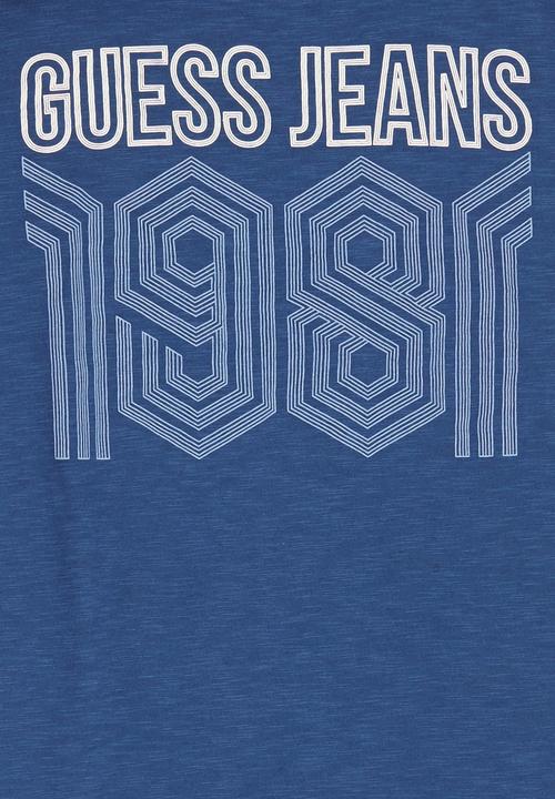 GUESS - 81 Distress Tee Blue