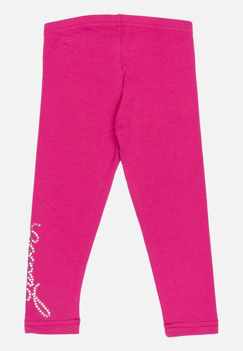 GUESS - Girls Basic Dark Pink Leggings