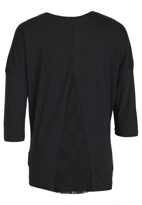 GUESS - Lace Insert Tee Black