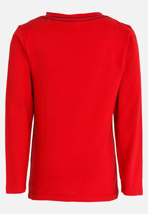 GUESS - Boys Guess Stars Tee Red