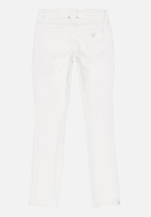 GUESS - Patchwork Jeggings Off White