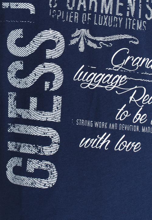 GUESS - Peace Out Tee Dark Blue