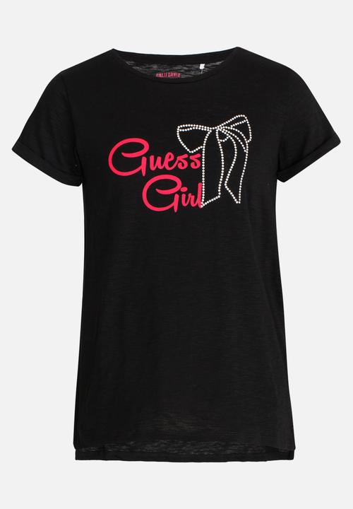GUESS - Guess Printed Tee Black