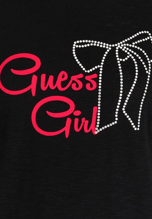 GUESS - Guess Printed Tee Black