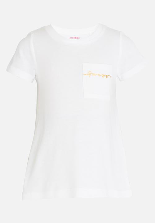 GUESS - Guess Pocket Tee White