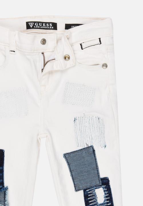 GUESS - Patchwork Off White Jeggings