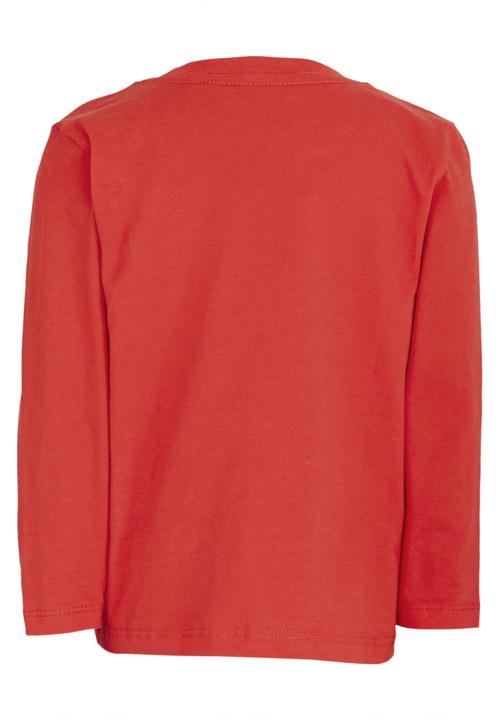 GUESS - L/S Guess Washed Jeans Tee Red