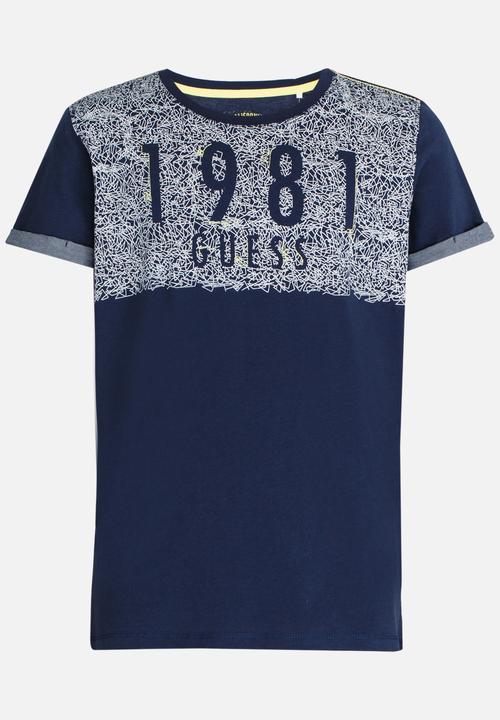 GUESS - 1981 Tee Dark Blue