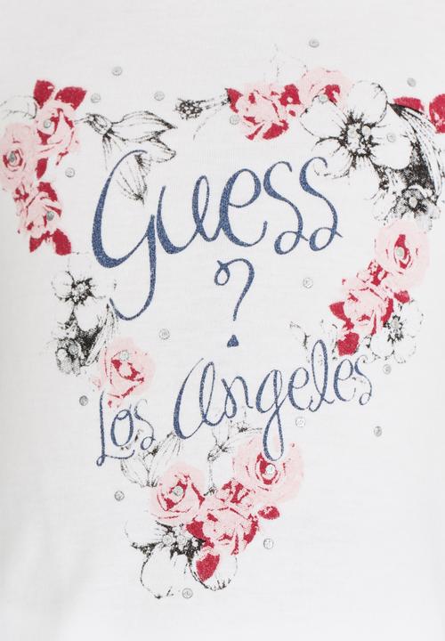 GUESS - Lace Trim Tee White