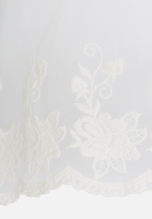 GUESS - Lace Trim Tee White