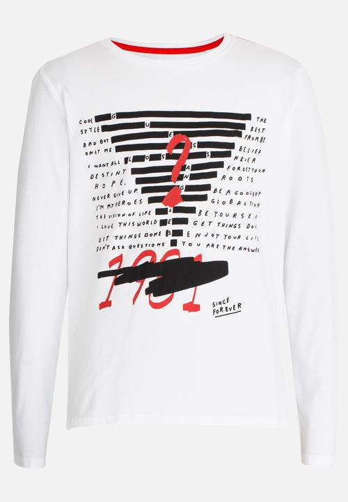GUESS - Boys Crossed Out 1981 White Tee