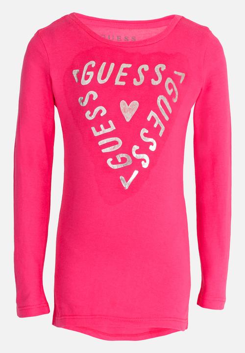 GUESS - 3 Guess Tri Tee Dark Pink