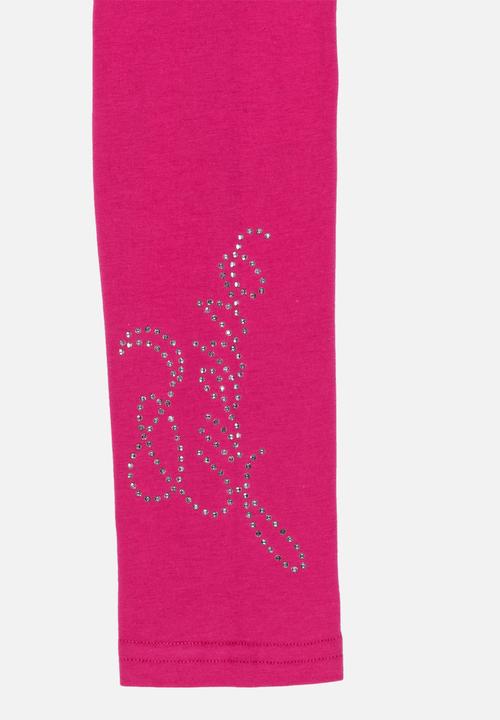 GUESS - Girls Basic Leggings Dark Pink