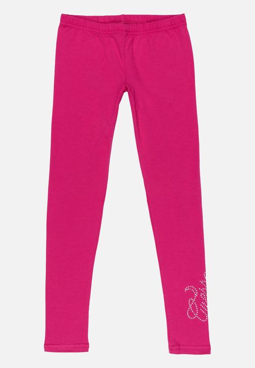 GUESS - Girls Basic Leggings Dark Pink