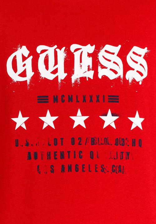 GUESS - Boys Guess Stars Tee Red