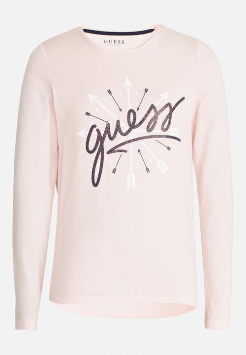 GUESS - Girls Arrow Tee Pale Pink