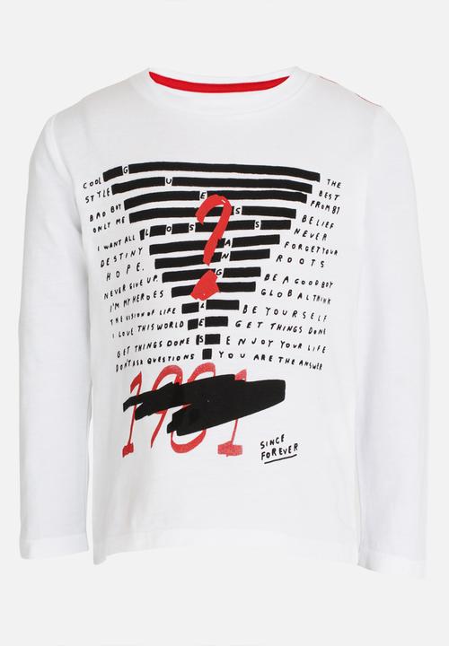 GUESS - Boys Crossed Out 1981 Tee White