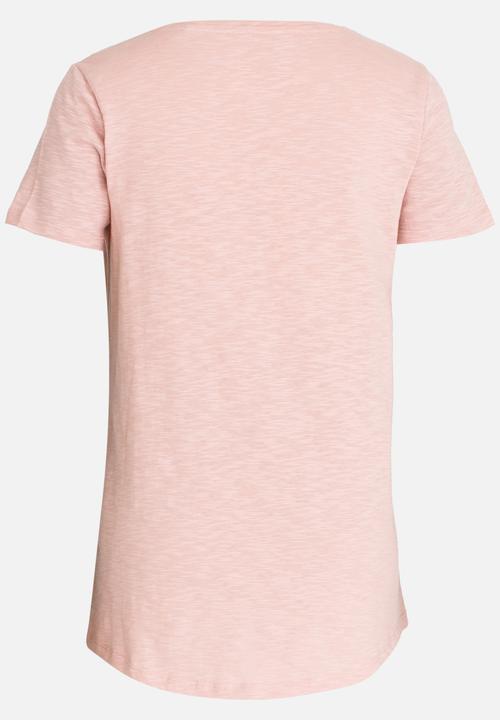 GUESS - Stone Heart Tee Pale Pink