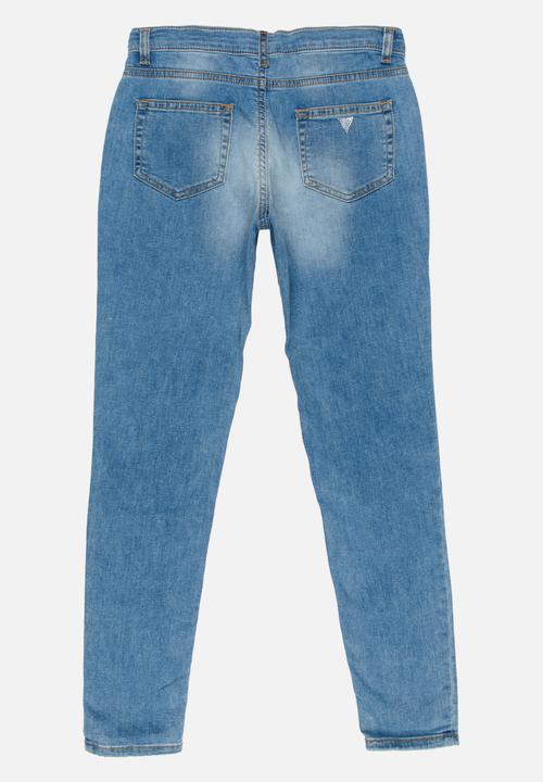 GUESS - Light Wash Stretch Denim Blue
