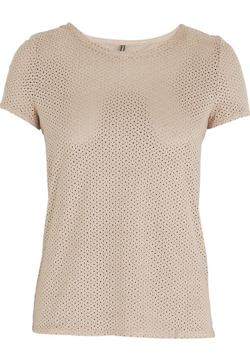 ONLY - Astrid Suede-look Top Nude