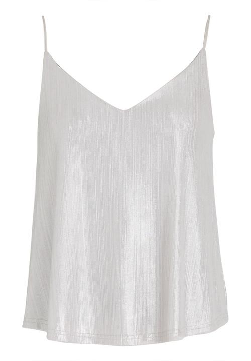 Kate Jordan - Shimmer Cami Vest Silver