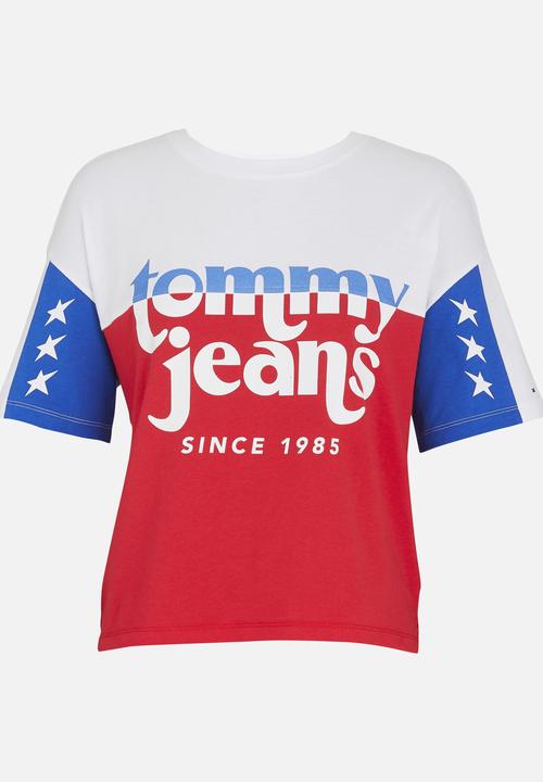 Tommy Hilfiger - Colour Block Tee White