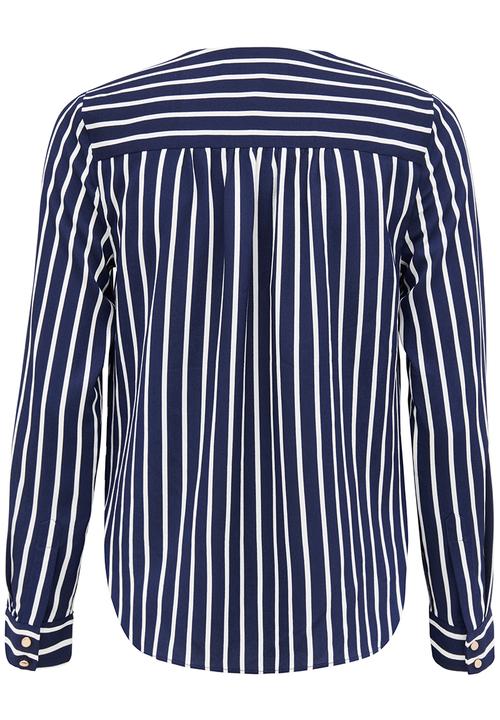 Forever New (Spree) - Sylvia Stripe Wrap Blouse Blue and White