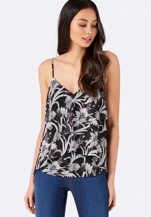 Forever New (Spree) - Tilly Tier Cami Black