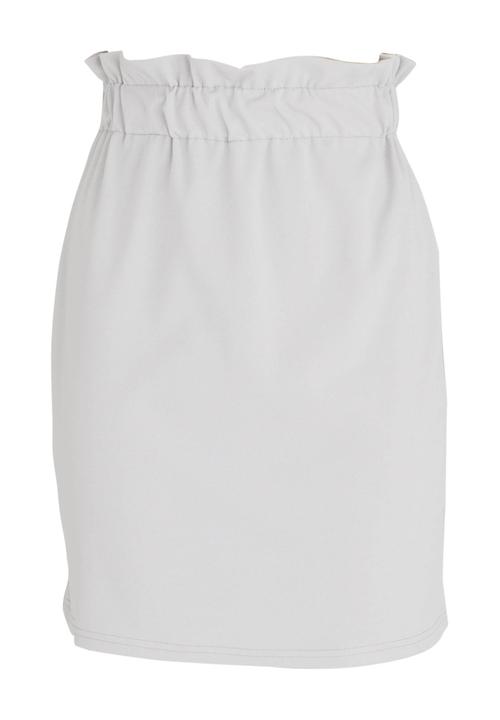 c(inch) - Paperbag Skirt Pale Grey