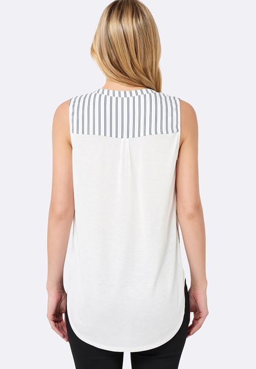 Forever New (Spree) - Matilda Zip Front Tank Multi-colour