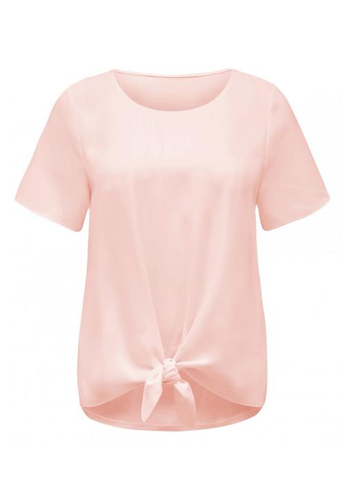 Forever New (Spree) - Tilly Tie Front Tee Pale Pink