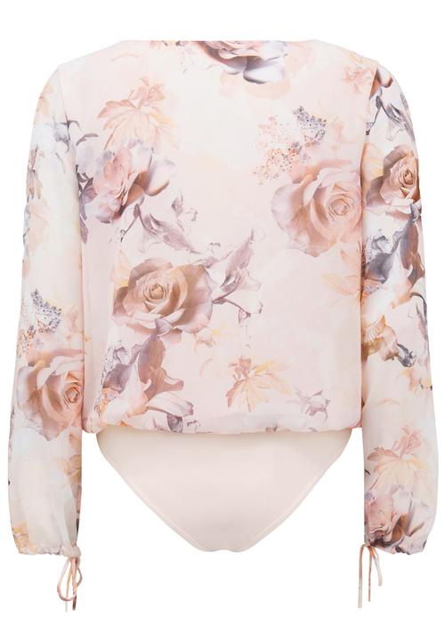 Forever New (Spree) - Dahlia Wrap Bodysuit Pale Pink