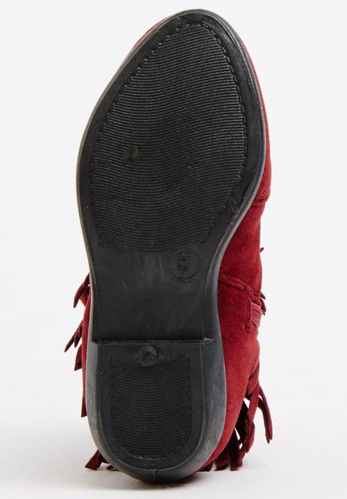 Jumbo - Boho Boot Dark Red