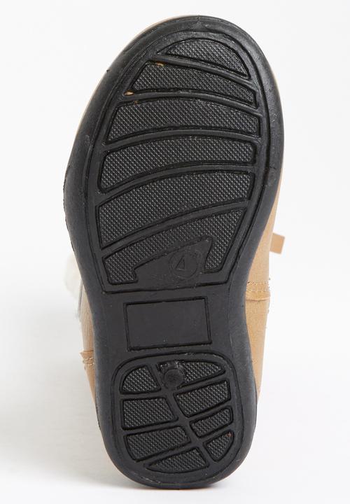 Jumbo - Boot with Fur Detail Mid Brown