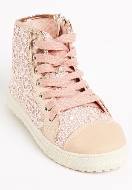 Jumbo - Lace Up Sneaker Mid Pink