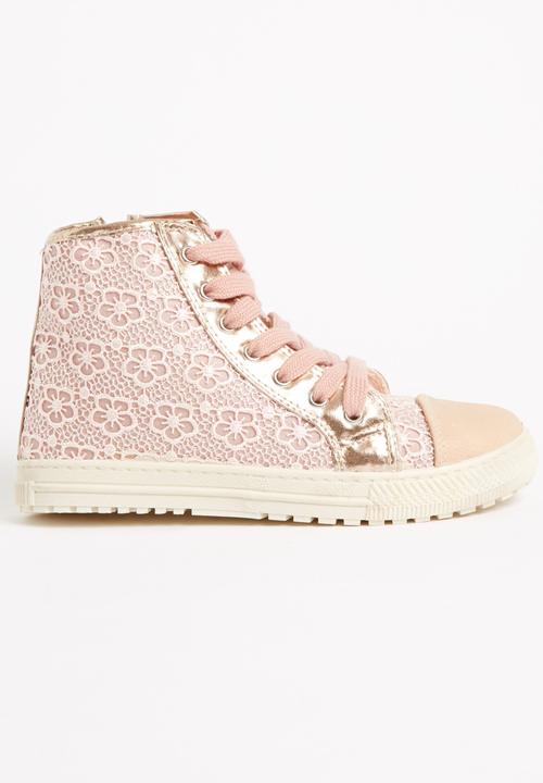 Jumbo - Lace Up Sneaker Mid Pink