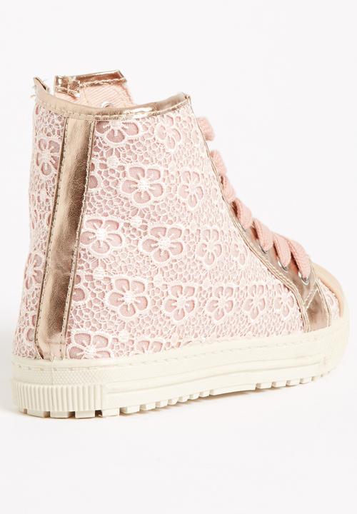 Jumbo - Lace Up Sneaker Mid Pink