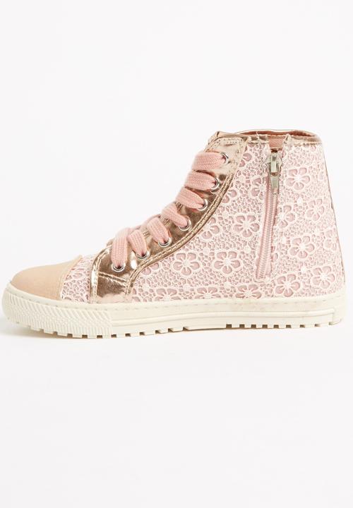 Jumbo - Lace Up Sneaker Mid Pink