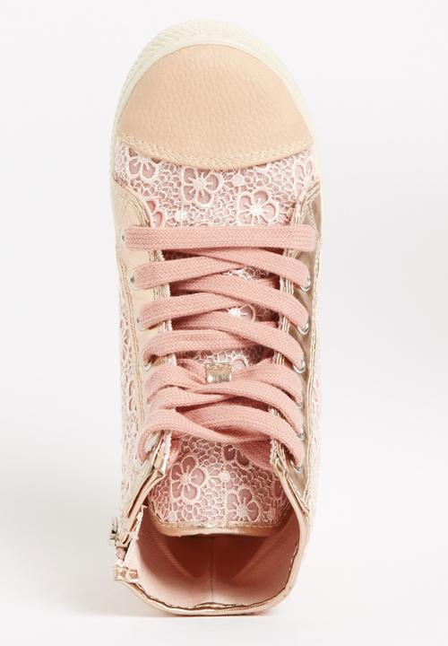 Jumbo - Lace Up Sneaker Mid Pink