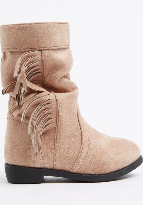 Jumbo - Fringe Boot Stone