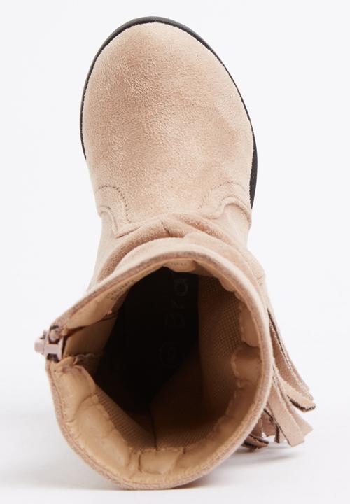 Jumbo - Fringe Boot Stone