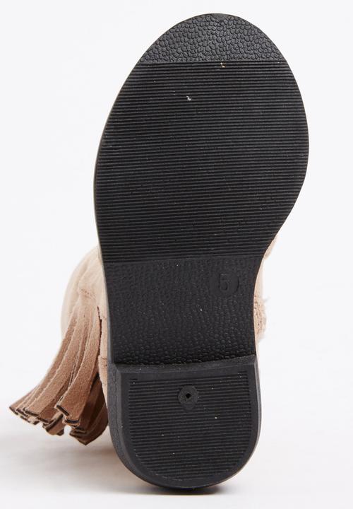 Jumbo - Fringe Boot Stone