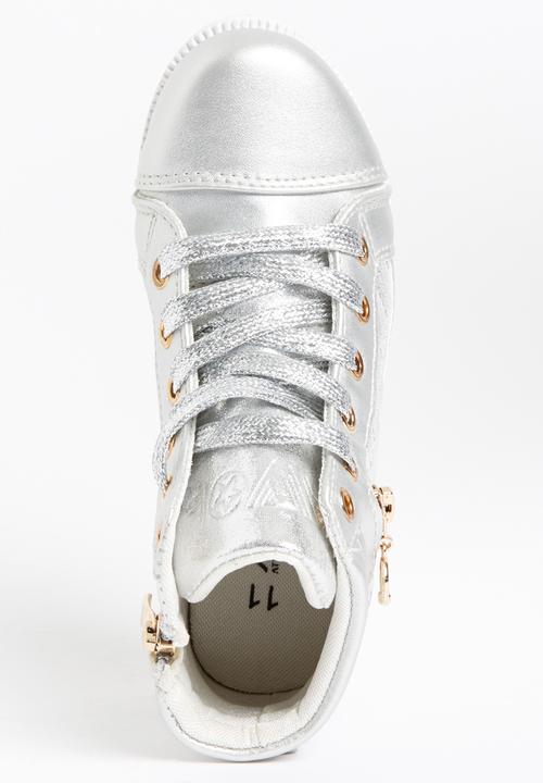 Jumbo - Lace Up Sneaker Silver