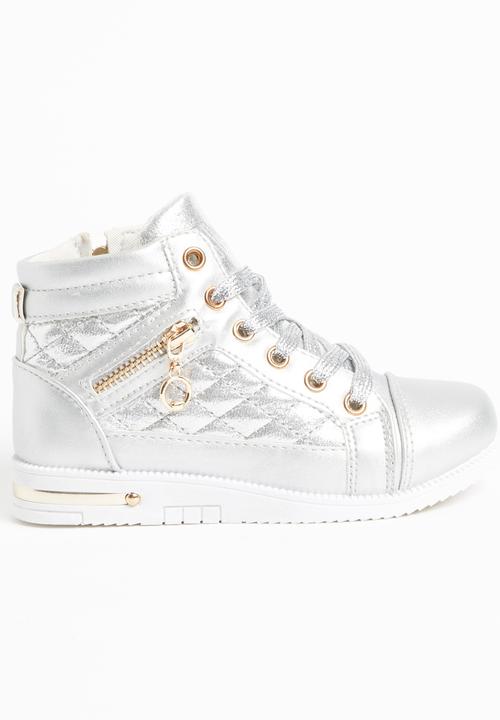 Jumbo - Lace Up Sneaker Silver