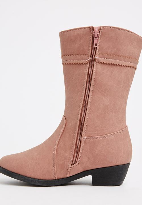 Awol - Cowboy Boot  Mid Pink