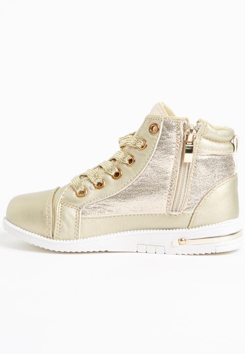 Jumbo - Lace Up Sneaker Gold