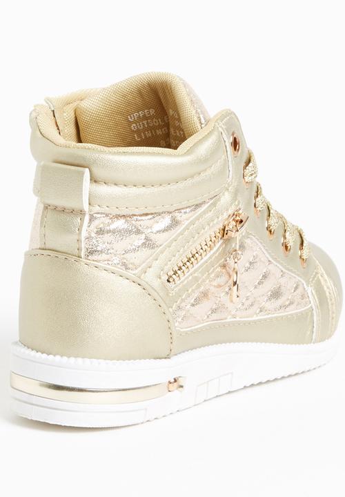 Jumbo - Lace Up Sneaker Gold