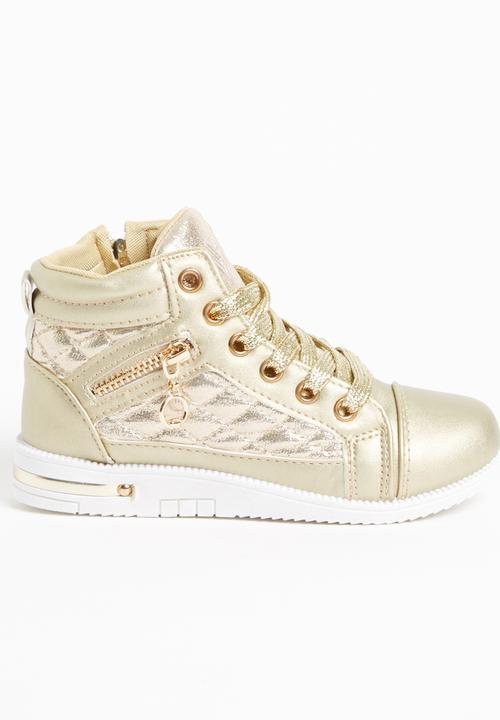 Jumbo - Lace Up Sneaker Gold